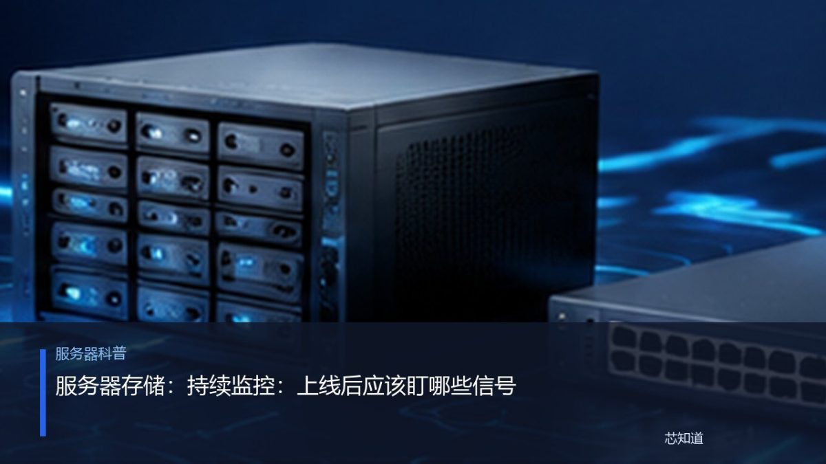 服务器存储：持续监控：上线后应该盯哪些信号