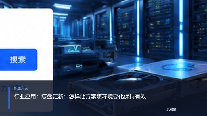 行业应用：复盘更新：怎样让方案随环境变化保持有效