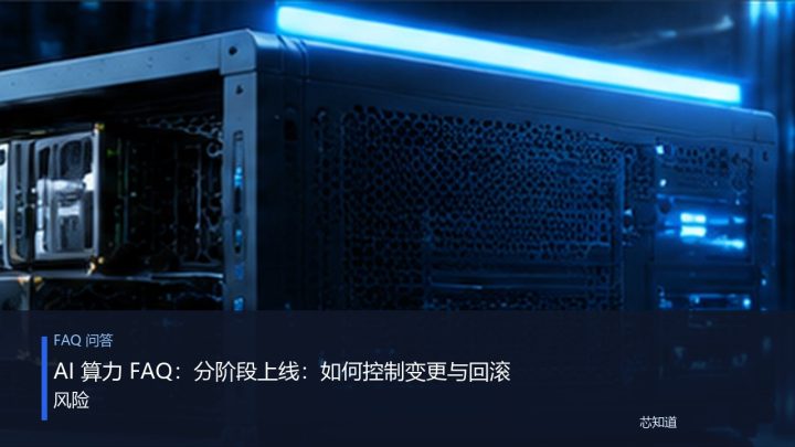 AI 算力 FAQ：分阶段上线：如何控制变更与回滚风险